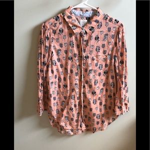 HD in Paris owl button down